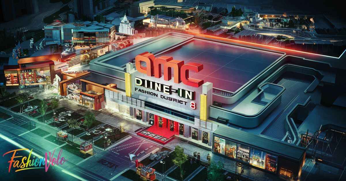 AMC Dine-In Fashion District 8 Satellite Map