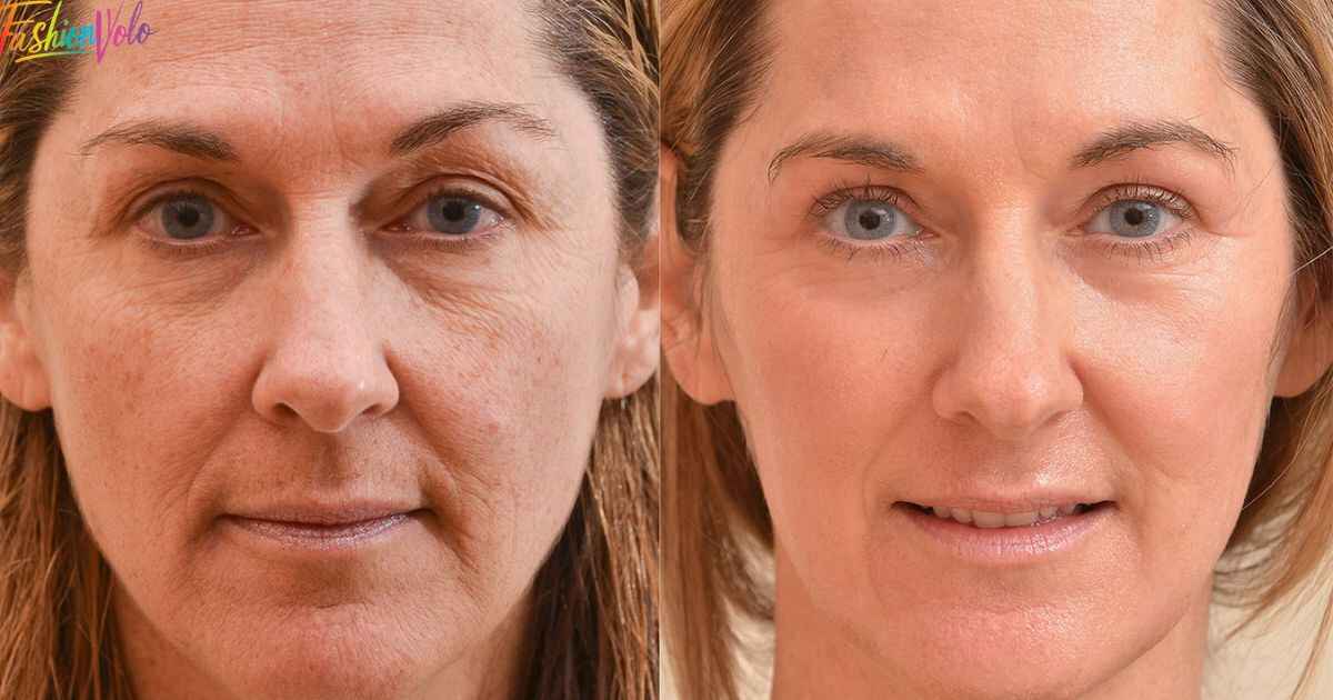 Plasma eye lift before and after