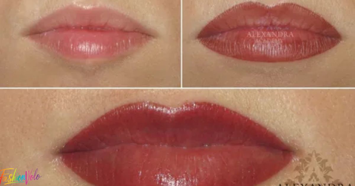 Process of lip color for dark lips (1)