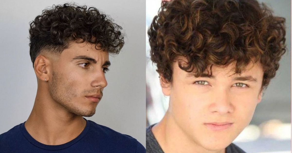 Teen Boy Curly Afro