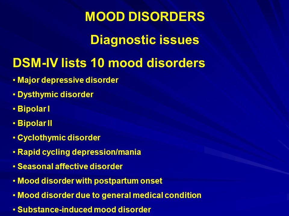 Mood Disorders